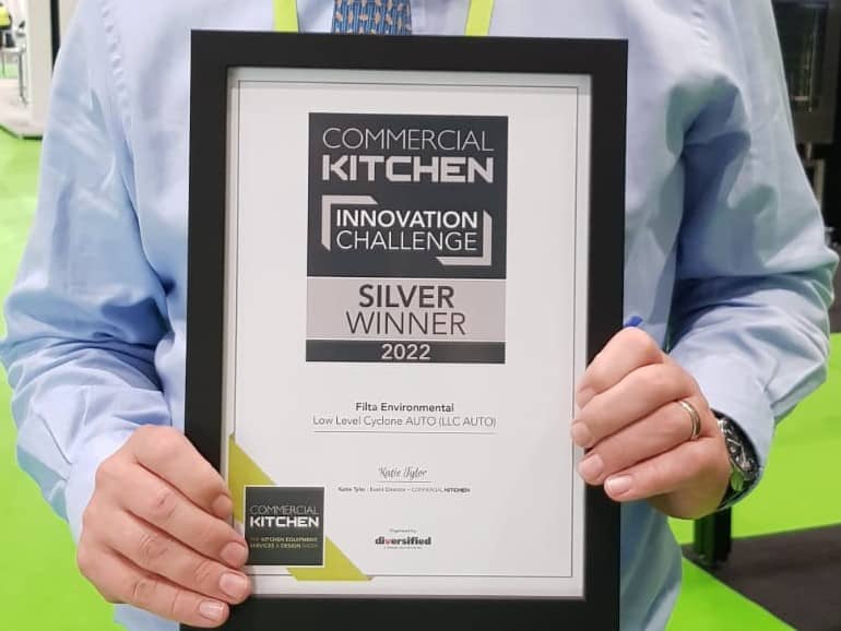 Filta's LLC AUTO wins Silver Award at the Commercial Kitchen Show